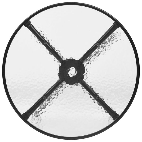 vidaXL 5 hluta Gar&eth;sett Svart