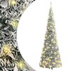 vidaXL Gervij&oacute;latr&eacute; Tilb&uacute;i&eth; &Aacute;fallinn Snj&oacute;r 200 LED 210 cm