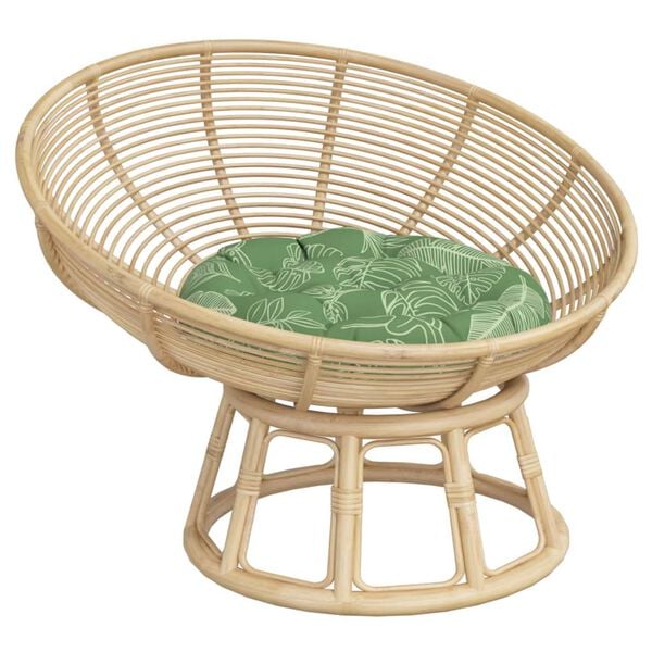 vidaXL Kringl&oacute;tt Sessa Laufamynstur &Oslash; 60 x 11 cm Oxfordefni