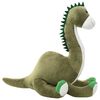 vidaXL Mjúkdýr Brontosaurus Risaeðla Grænt Flosefni