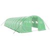 vidaXL Gr&oacute;&eth;urh&uacute;s me&eth; St&aacute;lgrind Gr&aelig;nt 40 m&sup2; 10x4x2 m