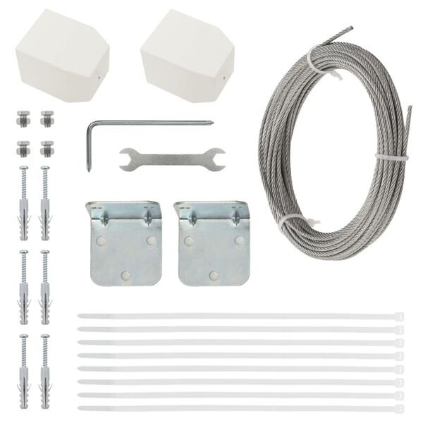 vidaXL Svalaskilrúm Rautt 160x240 cm Oxforddúkur