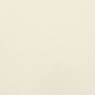 vidaXL Sessa fyrir Bretti Rjómahvít 60x60x8 cm Oxfordefni