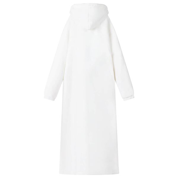 vidaXL Teppishettupeysa Hv&iacute;tt l Fl&iacute;s og flanell