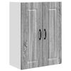 vidaXL Eldh&uacute;s sk&aacute;pur me&eth; geymslu Kalmar Gr&aacute;r Sonoma 60 x 31 x 80 cm