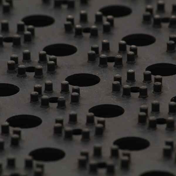 vidaXL Dyramotta Rétthyrnd 60x80 cm Gúmmí