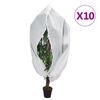 vidaXL Pl&ouml;ntuyfirbrei&eth;slur m/ Rennil&aacute;s 10 stk. Fl&iacute;s 70 g/m&sup2; 1,2x1,8 m
