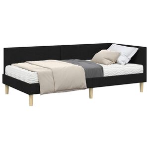 vidaXL Hornar&uacute;m rammi me&eth; d&yacute;nu Anna&eth; me&eth; h&ouml;fu&eth;gafl 2 pcs Gr&aelig;nn d&uacute;kur