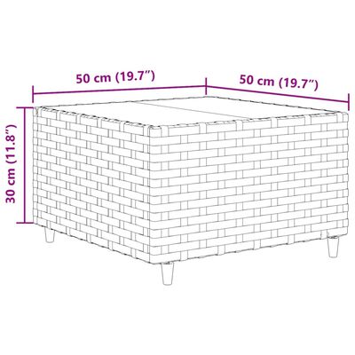 vidaXL 11 Hluta Garðsófasett með Sessum Grár Pólýrattan