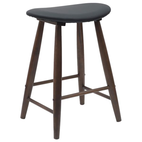 vidaXL Matsalst&oacute;lar 2 pcs L&eacute;tt br&uacute;nt 46 x 37 x 63 cm Solid Gummi Wood