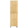 vidaXL Cabinet SKI Hunangsbjartur 60 x 32 x 40 cm Solid furuhikk