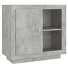 vidaXL Skenkur Steypugr&aacute;r 80x40x75 cm