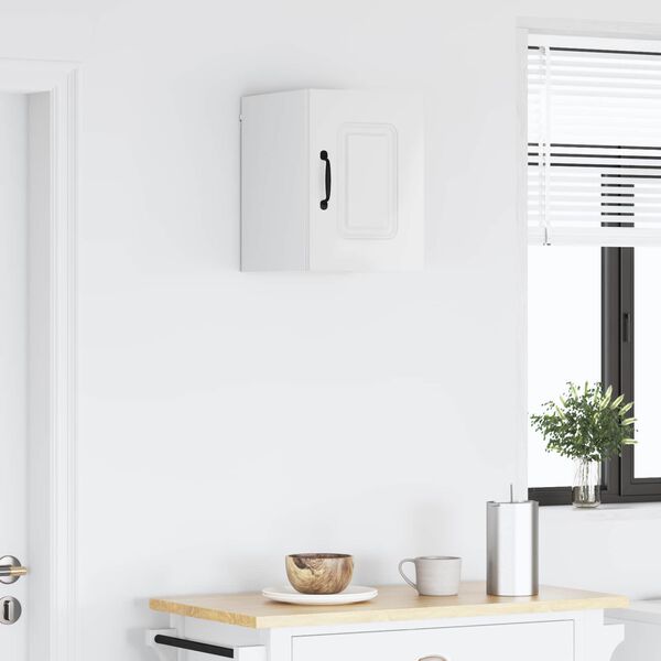 vidaXL Eldh&uacute;s sk&aacute;pur Kalmar Hv&iacute;tt 30 x 31 x 40 cm Samsettur vi&eth;ur