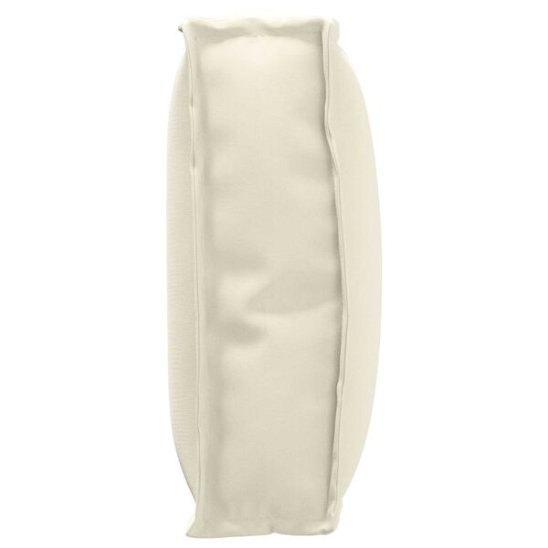 vidaXL Púði Rjómalitur 60 x 40 x 12 cm Oxford efni