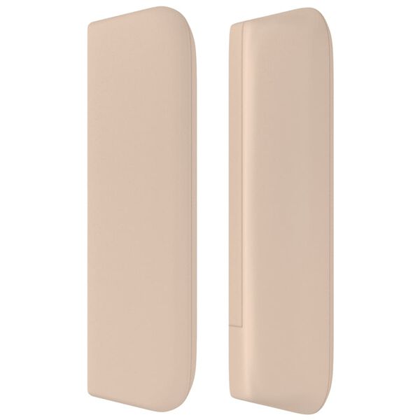 vidaXL H&ouml;f&eth;agafl me&eth; Eyrum Cappuccino 93x16x78/88 cm Gervile&eth;ur