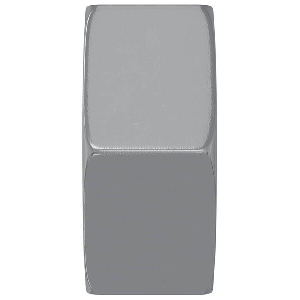 vidaXL Sexhyrnd skr&uacute;fa 9000 pcs Silfur M&aacute;lmur