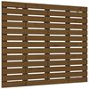 vidaXL Vegghengdur H&ouml;f&eth;agafl Lj&oacute;sbr&uacute;nn 81x3x91,5 cm Gegnheil Fura