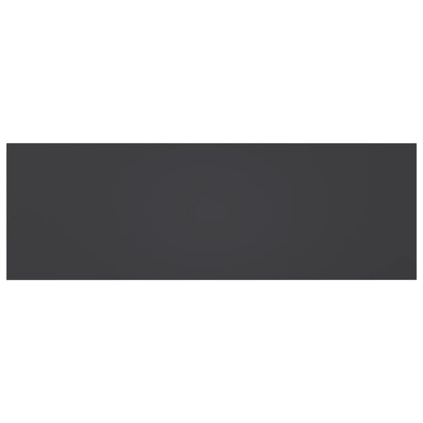 vidaXL B&oacute;kahillur 4 stk. Gr&aacute;ar 60x20x1,5 cm Sp&oacute;naplata