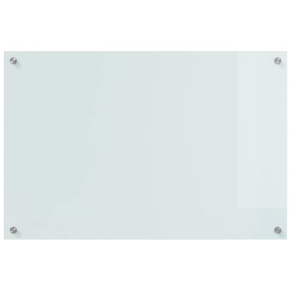 vidaXL Eldh&uacute;s Backsplash 2 pcs Hv&iacute;tt 90 x 60 cm hertu&eth; gler