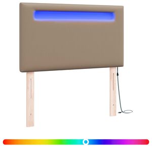 vidaXL LED h&ouml;fu&eth; Cappuccino 90 cm Gervile&eth;ur