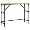 vidaXL Veggbor&eth; Sonoma Eik 100x32x75 cm Samsettur Vi&eth;ur