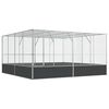 vidaXL St&oacute;rt Fuglab&uacute;r 418x414x212 cm St&aacute;l