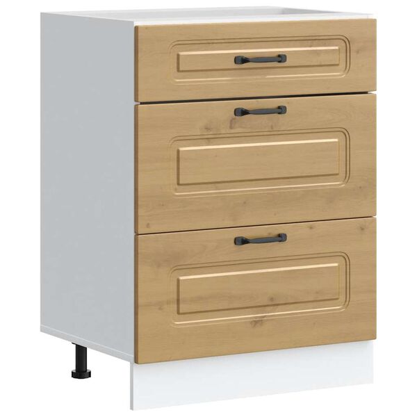 vidaXL Eldh&uacute;sundirsk&aacute;pur "Kalmar" Listamannseik Samsettur Vi&eth;ur