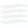 vidaXL B&oacute;kahillur 4 stk. Hv&iacute;tar 60x30x1,5 cm Sp&oacute;naplata