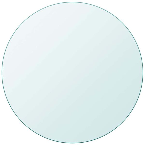 vidaXL Bor&eth;plata Hert Gler Hringlaga 500 mm