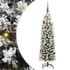 vidaXL Gervi j&oacute;latr&eacute; me&eth; 150 LED Gr&aelig;nn 150 cm PVC, st&aacute;l og plast