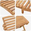 vidaXL S&oacute;lst&oacute;l 2 pcs Br&uacute;nn Solid teak vi&eth;ur