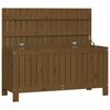 vidaXL Gar&eth;bekkur Hunangsbr&uacute;nn 108x42,5x54 cm Gegnheil Fura