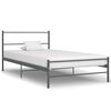 vidaXL R&uacute;mgrind &aacute;n D&yacute;nu Gr&aacute;r 90x200 cm M&aacute;lmur