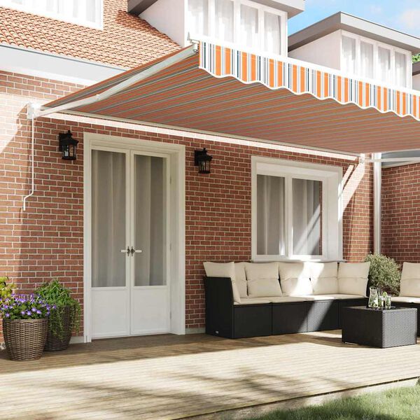 vidaXL S&oacute;lskermur Marglitur 500 &times; 300 cm P&oacute;l&yacute;ester og m&aacute;lmur