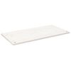 vidaXL Bor&eth;plata Hv&iacute;t 110x55x2,5 cm Gegnheil Fura