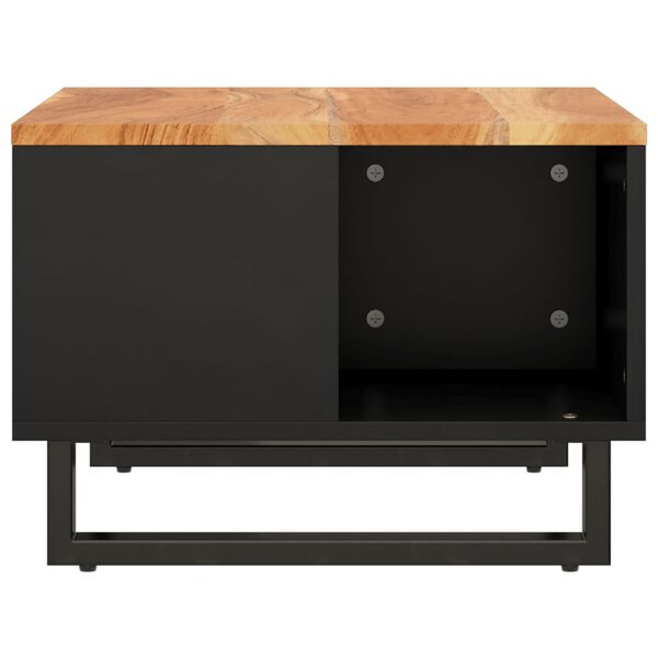 vidaXL Sófaborð 60x50x35 cm Gegnheill Akasíuviður