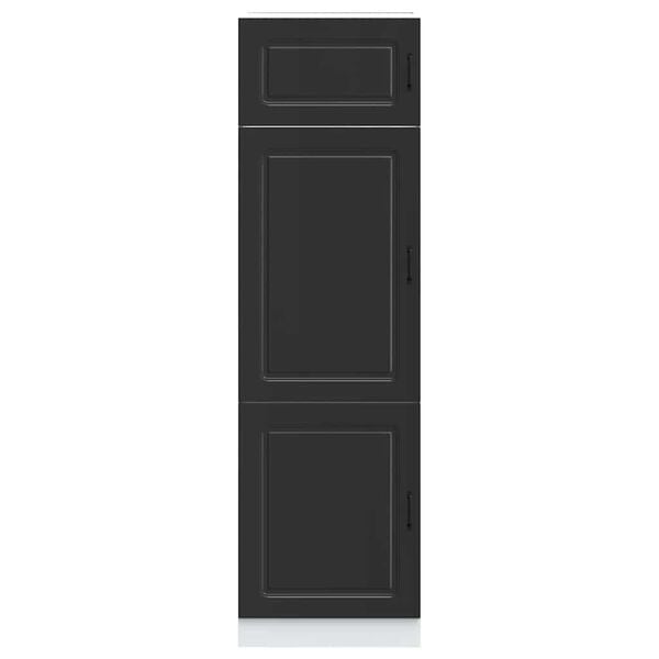 vidaXL Eldh&uacute;ssk&aacute;pur Kalmar Svartur Samsettur Vi&eth;ur