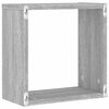vidaXL Wall Cube Hillur 4 stk Grey Sonoma 30x15x30 cm