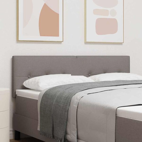 vidaXL LED h&ouml;fu&eth; Me&eth; LED r&aelig;ma lj&oacute;sum M&oacute;gr&aacute;r 144 cm P&oacute;l&yacute;ester