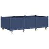 vidaXL Gr&oacute;&eth;urkassi me&eth; Hj&oacute;lum Bl&aacute;gr&aacute;r 150x80x54 cm PP