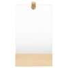 vidaXL Veggspegill Gegnheil Fura 23x29,5 cm