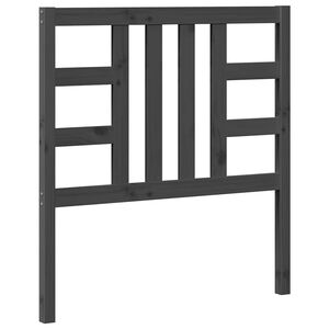 vidaXL H&ouml;f&eth;agafl fyrir R&uacute;m Gr&aacute;r 96x4x100 cm Gegnheil Fura