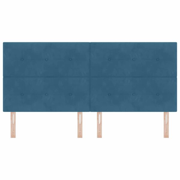 vidaXL H&ouml;f&eth;agafl me&eth; h&ouml;fu&eth;gafl D&ouml;kkbl&aacute;r 200 cm Gervile&eth;ur