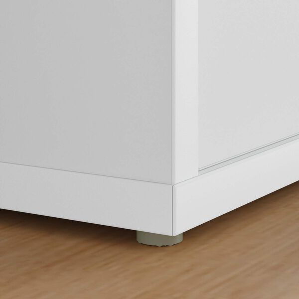 vidaXL V&ouml;rn fyrir st&oacute;laf&aelig;tur 12 pcs Gegns&aelig;tt &Oslash; 15 x 16 mm PVC