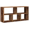 vidaXL Vegghilla Vi&eth;arlitur 100x25x50 cm Samsettur Vi&eth;ur