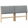 vidaXL B&oacute;lstru&eth; r&uacute;mgafl Lj&oacute;sgr&aacute;r 180 cm Solid furuhikk