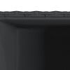 vidaXL Gar&eth;ker Svart 30x30x60 cm P&oacute;l&yacute;rattan
