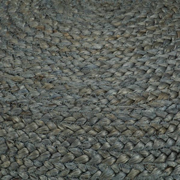 vidaXL Handgerður Gólfpúði Ólífugrænn 45x30 cm Júta