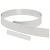 vidaXL Gar&eth;ja&eth;ar Silfur 450 x 0,05 x 10 cm Ry&eth;fr&iacute;tt St&aacute;l