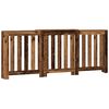 vidaXL Ofnhl&iacute;f Gamall Vi&eth;arlitur 205x21,5x83,5 cm Samsettur Vi&eth;ur
